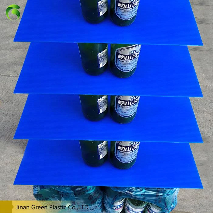 Vlnité plastové vrstvové podložky